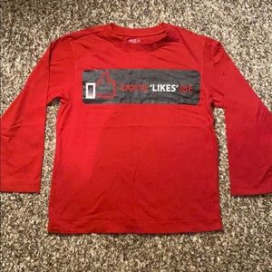 Size M (7-8) Crazy 8 LS Tee - Santa Likes Me